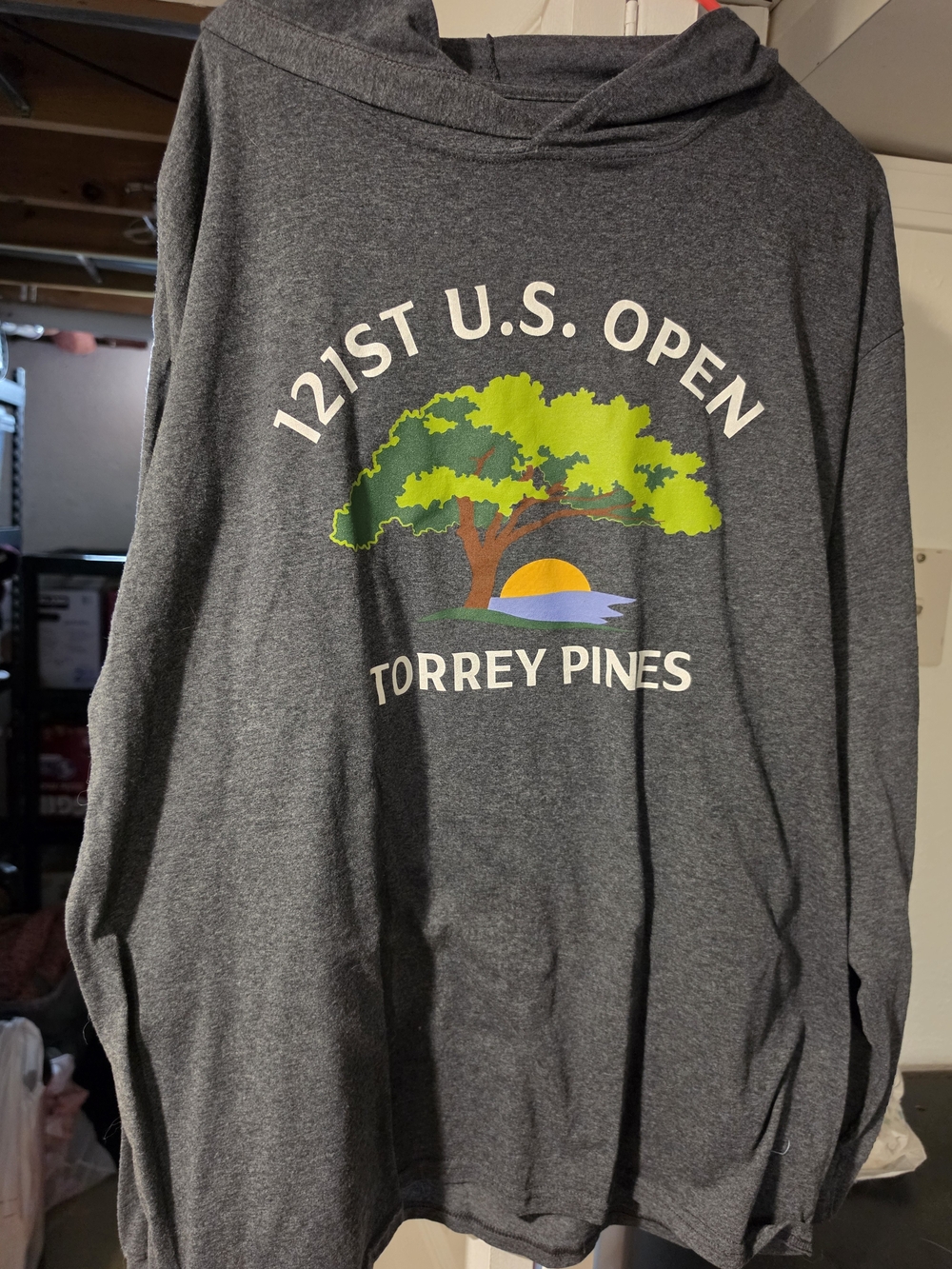 121st U.S. Open Torrey Pines Graphic Hoodie - Dark Heather Gray